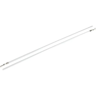 GARDINIA 75 cm Tige de tension en plastique transparent - Type de rideau GARDINIA 75 cm Tige de tension en plastique transparent - Type de rideau