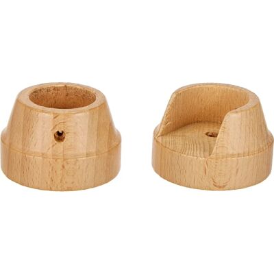 GARDINIA Soporte para cortinas Beige Ø 28 mm - Soporte para barra de cortina GARDINIA Soporte para cortinas Beige Ø 28 mm - Soporte para barra de cortina