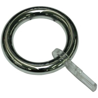 Anillos de cortina grises Gardinia con ganchos - Accesorios para cortinas Anillos de cortina grises Gardinia con ganchos - Accesorios para cortinas