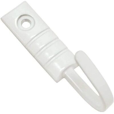 GARDINIA - Geo - Blanc - 2,5 cm - Crochet pour rideaux GARDINIA - Geo - Blanc - 2,5 cm - Crochet pour rideaux