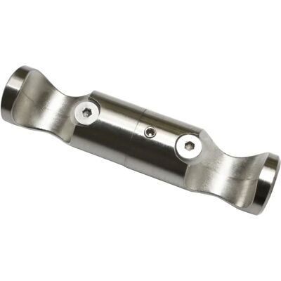 Adaptateur de tringles à rideaux GARDINIA - Éléments de connexion - Argent Adaptateur de tringles à rideaux GARDINIA - Éléments de connexion - Argent