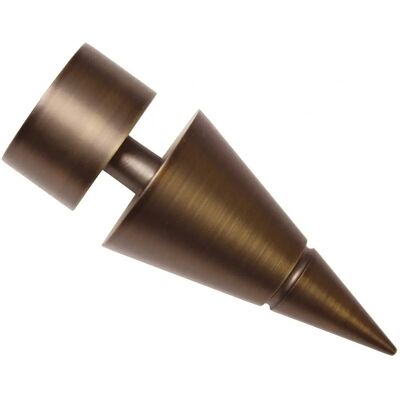 Koncovka Gardinia Windsor - Metalický vzhled 25 mm - Koncová část pro tyče Koncovka Gardinia Windsor - Metalický vzhled 25 mm - Koncová část pro tyče