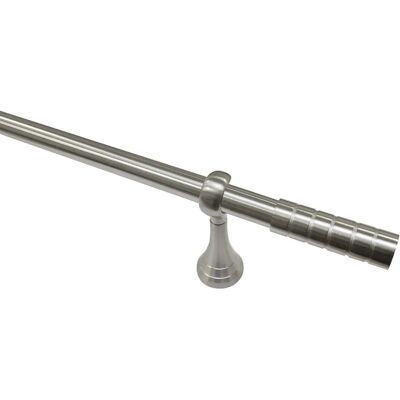GARDINIA Metall-Gardinenstangen-Set - 160 cm, Ø 25 mm, Silber - Gardinenstangen-Set GARDINIA Metall-Gardinenstangen-Set - 160 cm, Ø 25 mm, Silber - Gardinenstangen-Set