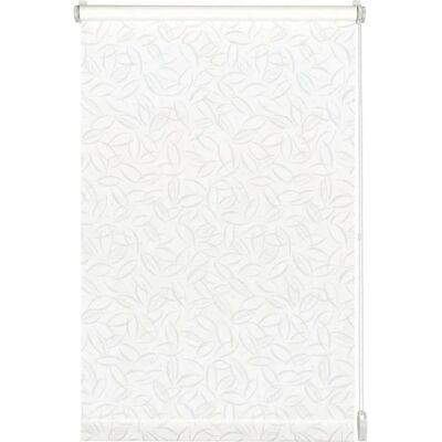 Persiana de tecido bege com filtro de luz - Decoração de janela Persiana de tecido bege com filtro de luz - Decoração de janela