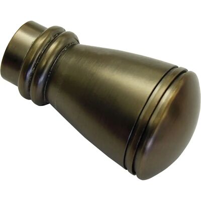 Końcówki gardinia Siro - Brązowe - Pasuje 20mm - Nowoczesny styl Końcówki gardinia Siro - Brązowe - Pasuje 20mm - Nowoczesny styl