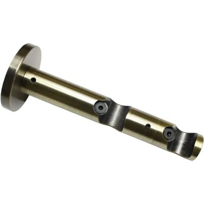 Gardinia Memphis Double Curtain Rod Bracket - Supports 2 Rods - Modern Design Gardinia Memphis Double Curtain Rod Bracket - Supports 2 Rods - Modern Design