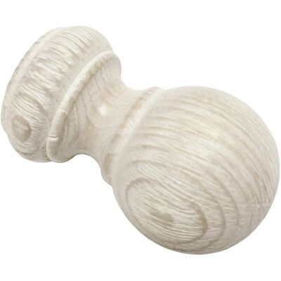 Gardinia Markenendstücke für 25 mm Gardinenstangen - Holz, Elegant, Verschiedene Formen Gardinia Markenendstücke für 25 mm Gardinenstangen - Holz, Elegant, Verschiedene Formen