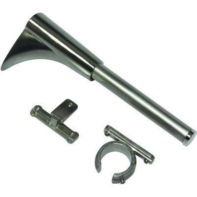 GARDINIA Memphis Metal Curtain Rod Holders - Curtain Type GARDINIA Memphis Metal Curtain Rod Holders - Curtain Type