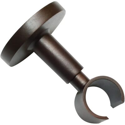 Gardinia Chicago Metal Curtain Rod Holder - 20mm - Bronz Gardinia Chicago Metal Curtain Rod Holder - 20mm - Bronz
