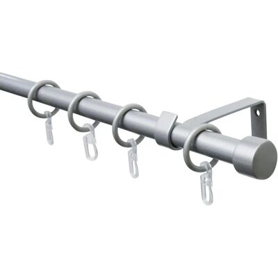 GARDINIA Vara de Cortina de Metal 130-240cm - Prata GARDINIA Vara de Cortina de Metal 130-240cm - Prata