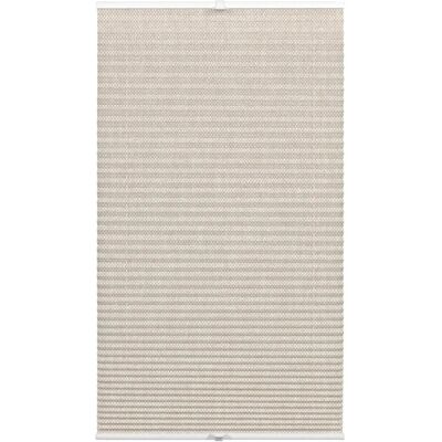 WOHNIDEE-KOLLEKTION Beige plisségardiner med 2 skenor - Fönsterblind WOHNIDEE-KOLLEKTION Beige plisségardiner med 2 skenor - Fönsterblind