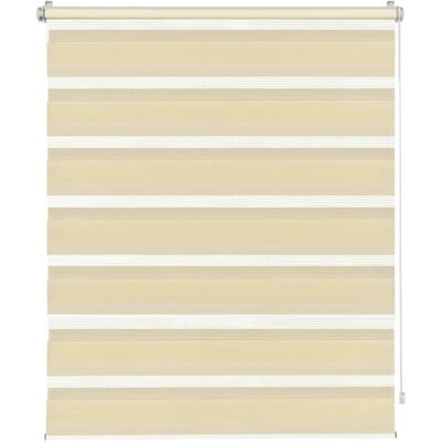 MY HOME Duo Rullgardin - Justerbar, Beige, 150cm MY HOME Duo Rullgardin - Justerbar, Beige, 150cm
