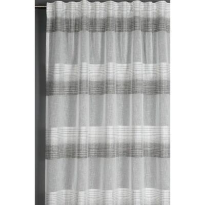 GARDINIA Curtain with Curtain Tape - Grey - 140x245cm GARDINIA Curtain with Curtain Tape - Grey - 140x245cm