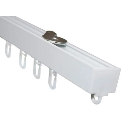 Gardinia Weiße Luna Aluminium-Vorhangschienen-Set - Gardinenschiene Gardinia Weiße Luna Aluminium-Vorhangschienen-Set - Gardinenschiene