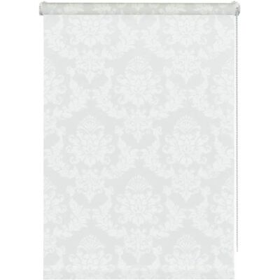 Gardinia White Roller Blind - Ornament Pattern - 175cm Gardinia White Roller Blind - Ornament Pattern - 175cm