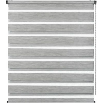 Store Double Gardinia Gris - Tissu Premium, Montage Facile Store Double Gardinia Gris - Tissu Premium, Montage Facile