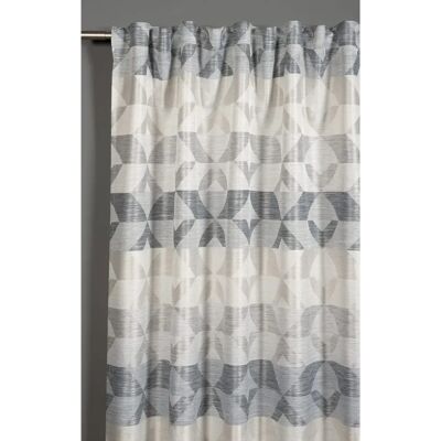 Gardinia Silbergrau Curtain with Tie Tape - Curtain Gardinia Silbergrau Curtain with Tie Tape - Curtain