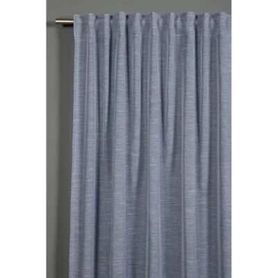 Gardinia Blue Curtain with Curtain Tape - Curtain Gardinia Blue Curtain with Curtain Tape - Curtain