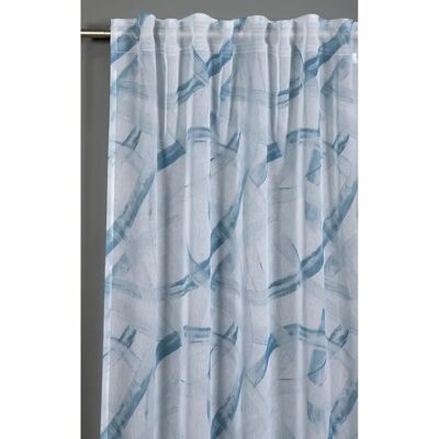 Gardinia Dolly-Voile with Print - Curtain - Blue/White - 140x245cm Gardinia Dolly-Voile with Print - Curtain - Blue/White - 140x245cm