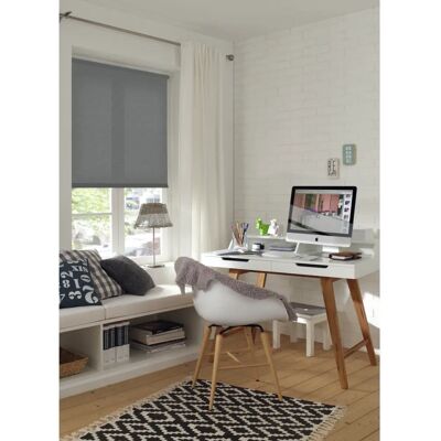 GARDINIA EXKLUSIV EasyFix Grau 60x150cm Polyester Rollos - Rollos GARDINIA EXKLUSIV EasyFix Grau 60x150cm Polyester Rollos - Rollos