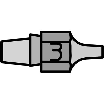 Punta para desoldadora DX 113, 1.2mm, roja, recta Punta para desoldadora DX 113, 1.2mm, roja, recta