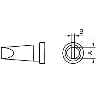 Punta de soldadura Weller LT H - Universal, duradera, para SMT/THT Punta de soldadura Weller LT H - Universal, duradera, para SMT/THT