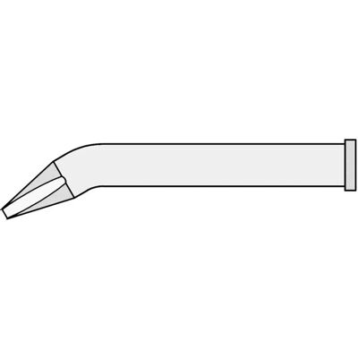 Weller T0054474399 - Poinçon de soudure - Forme de burin courbée - Publicité Weller T0054474399 - Poinçon de soudure - Forme de burin courbée - Publicité