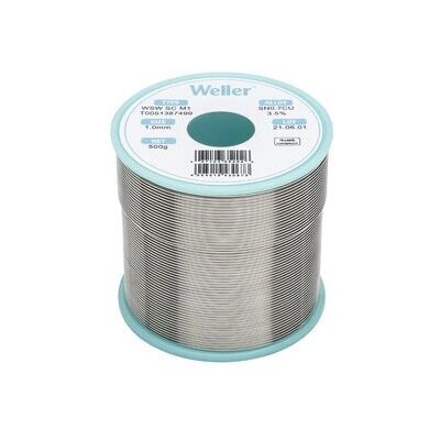 Weller WSW SC M1 1mm 500g Filo saldante senza piombo - Filo saldante Weller WSW SC M1 1mm 500g Filo saldante senza piombo - Filo saldante