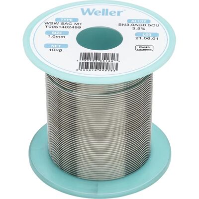 Weller T0051402499 - Fil de soudure argenté - 100g - Fil de soudure - Publicité Weller T0051402499 - Fil de soudure argenté - 100g - Fil de soudure - Publicité