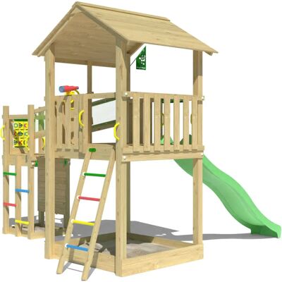 Jungle Gym Fortress Hellgrüner Spielturm - Spielturm Jungle Gym Fortress Hellgrüner Spielturm - Spielturm