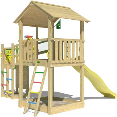 JUNGLE GYM Fortress Spielturm - Kinderspielanlage JUNGLE GYM Fortress Spielturm - Kinderspielanlage