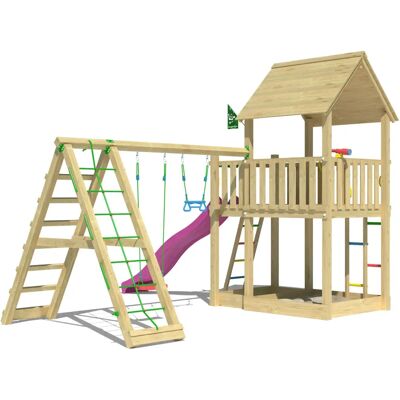 Jungle Gym Majesty Pink Spielturm - Spielturm Jungle Gym Majesty Pink Spielturm - Spielturm