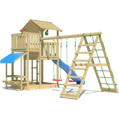 Jungle Gym Veranda - Spielturm mit Schaukeln & Rutsche Jungle Gym Veranda - Spielturm mit Schaukeln & Rutsche