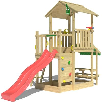 JUNGLE GYM Keep Roter Spielturm - Spielturm JUNGLE GYM Keep Roter Spielturm - Spielturm