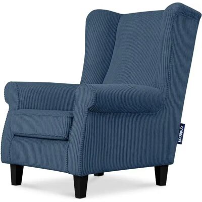 KONSIMO Miles Blau Ohrensessel - Einzelsessel KONSIMO Miles Blau Ohrensessel - Einzelsessel