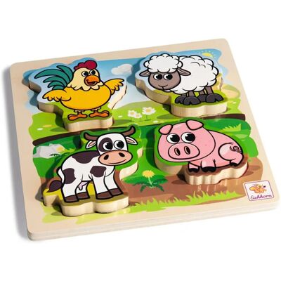 Eichhorn Model 100003687 - Sensory Puzzle with Fabric Eichhorn Model 100003687 - Sensory Puzzle with Fabric