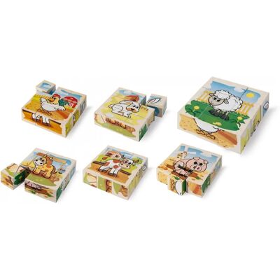 Eichhorn Model 100005203 - Farm Puzzle with 6 Animals Eichhorn Model 100005203 - Farm Puzzle with 6 Animals