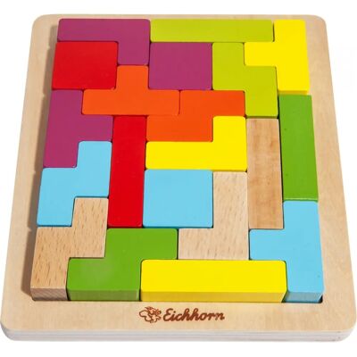 Eichhorn Model Tetris Game - Wooden Shape Puzzle for Kids Eichhorn Model Tetris Game - Wooden Shape Puzzle for Kids