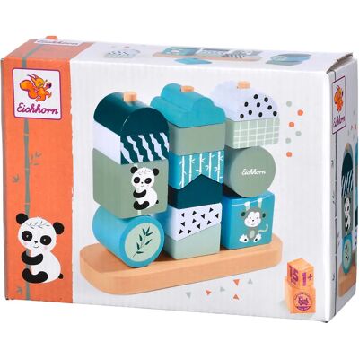 Eichhorn Holz-Panda 15-tlg. Stapel- & Sortierspiel - Puzzle Eichhorn Holz-Panda 15-tlg. Stapel- & Sortierspiel - Puzzle