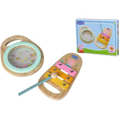 Eichhorn Peppa Pig Holz-Musikset 2-delt - Musik sæt Eichhorn Peppa Pig Holz-Musikset 2-delt - Musik sæt
