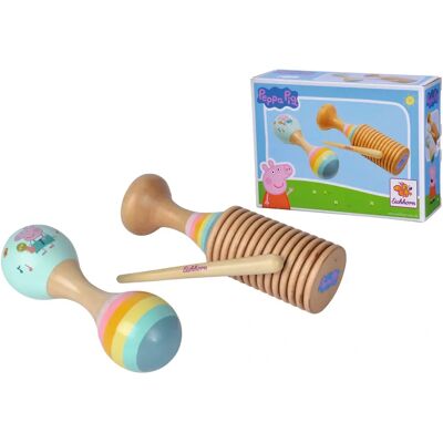 Ensemble de Maraca et Hochet Peppa Pig - Jouet musical Ensemble de Maraca et Hochet Peppa Pig - Jouet musical
