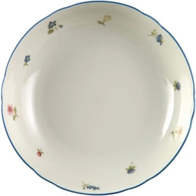 Seltmann Weiden Marie-Luise Saladier 16 cm Streublume bord bleu - Publicité Seltmann Weiden Marie-Luise Saladier 16 cm Streublume bord bleu - Publicité