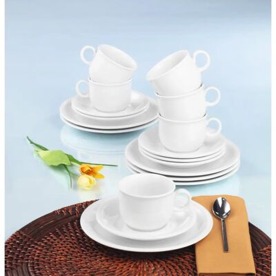 Seltmann Weiden Kompakt Hvitt 18-delt Kaffeservice Seltmann Weiden Kompakt Hvitt 18-delt Kaffeservice