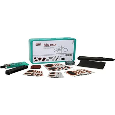 Tip-Top TT15 Fahrrad Reparaturset - Große Box, Patches & Werkzeuge Tip-Top TT15 Fahrrad Reparaturset - Große Box, Patches & Werkzeuge