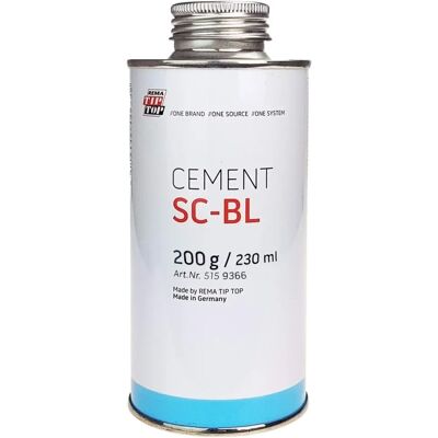 Ciment Tip Top - 200g Réparation par vulcanisation pour pneus - Publicité Ciment Tip Top - 200g Réparation par vulcanisation pour pneus - Publicité