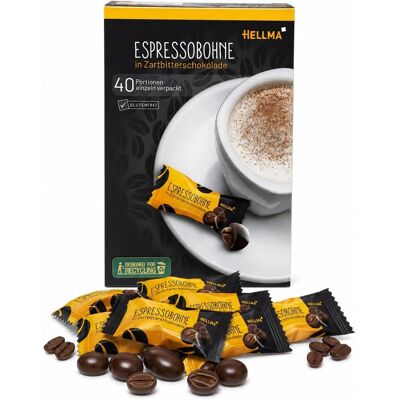 HELLMA - Grains espresso - Chocolat noir - Publicité HELLMA - Grains espresso - Chocolat noir - Publicité