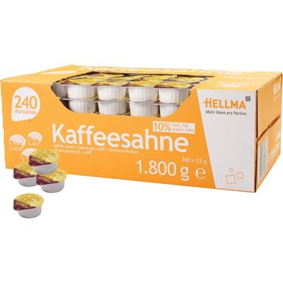 HELLMA Kaffeesahne 10 % - Kaffeecreme HELLMA Kaffeesahne 10 % - Kaffeecreme