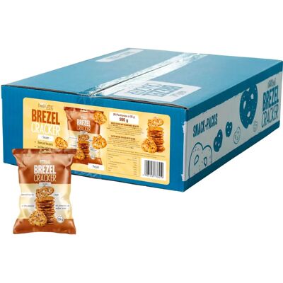 HELLMA Brezel Cracker - Sesam - 28 x 35 g HELLMA Brezel Cracker - Sesam - 28 x 35 g