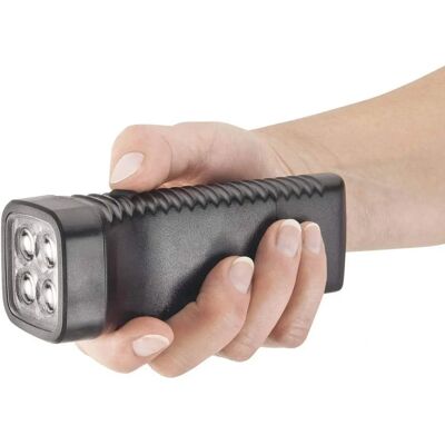 AccuLux MultiLED Wiederaufladbare LED Taschenlampe - 12h, Schwarz AccuLux MultiLED Wiederaufladbare LED Taschenlampe - 12h, Schwarz