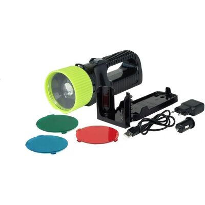 AccuLux Unilux Pro LED-Handlampe mit Fokus & 2 Modi - Tragbar Licht AccuLux Unilux Pro LED-Handlampe mit Fokus & 2 Modi - Tragbar Licht